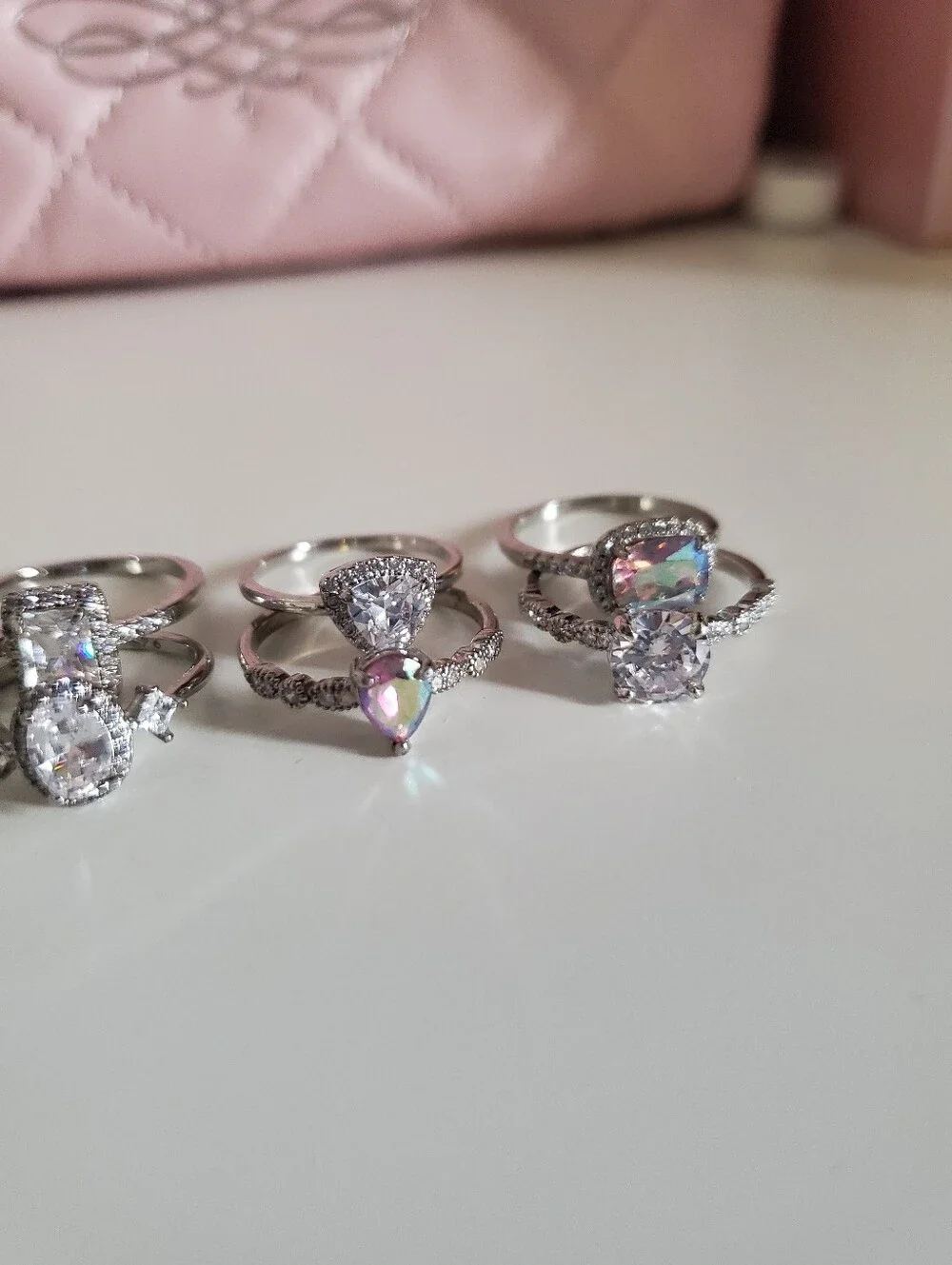 13 Charmed Aroma Silver Rings - Picture 4 of 5